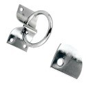 3x Anello per scuderia box con piastra 7x4.5x2.5 Cm metallo zincato da scuderia