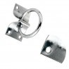 DOBO 3x Anello per scuderia box con piastra 7x4.5x2.5 Cm metallo zi...