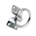 3x Anello per scuderia box con piastra 7x4.5x2.5 Cm metallo zincato da scuderia
