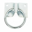 3x Anello per scuderia box con piastra 7x4.5x2.5 Cm metallo zincato da scuderia