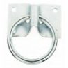 DOBO 3x Anello per scuderia box con piastra 7x4.5x2.5 Cm metallo zi...