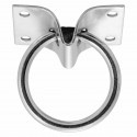 3x Anello per scuderia box con piastra 7x4.5x2.5 Cm metallo zincato da scuderia