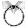 DOBO 3x Anello per scuderia box con piastra 7x4.5x2.5 Cm metallo zi...
