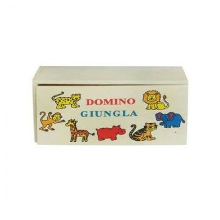 Domino gioco strategia per bambini 28 tessere animali giungla gioco di società