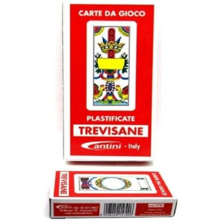 3 Carte trevisane regionali plastificate carte classiche giochi da tavolo Antini