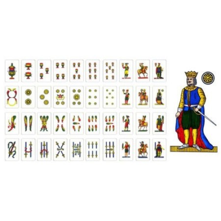 3x Carte napoletane regionali plastificate carte classiche giochi tavolo Antini