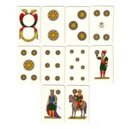 3x Carte napoletane regionali plastificate carte classiche giochi tavolo Antini
