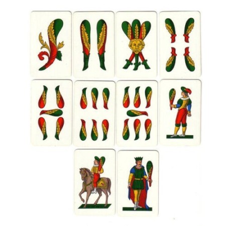 3x Carte napoletane regionali plastificate carte classiche giochi tavolo Antini