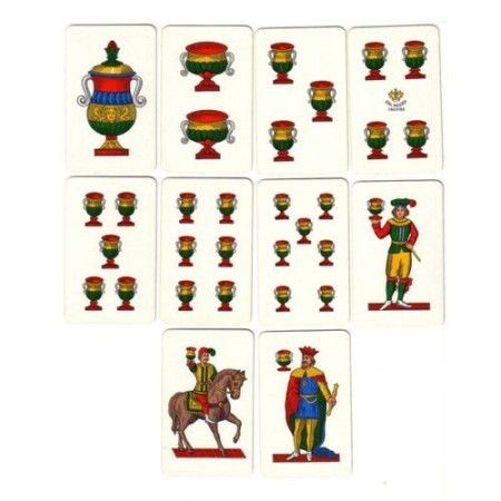 3x Carte napoletane regionali plastificate carte classiche giochi tavolo Antini