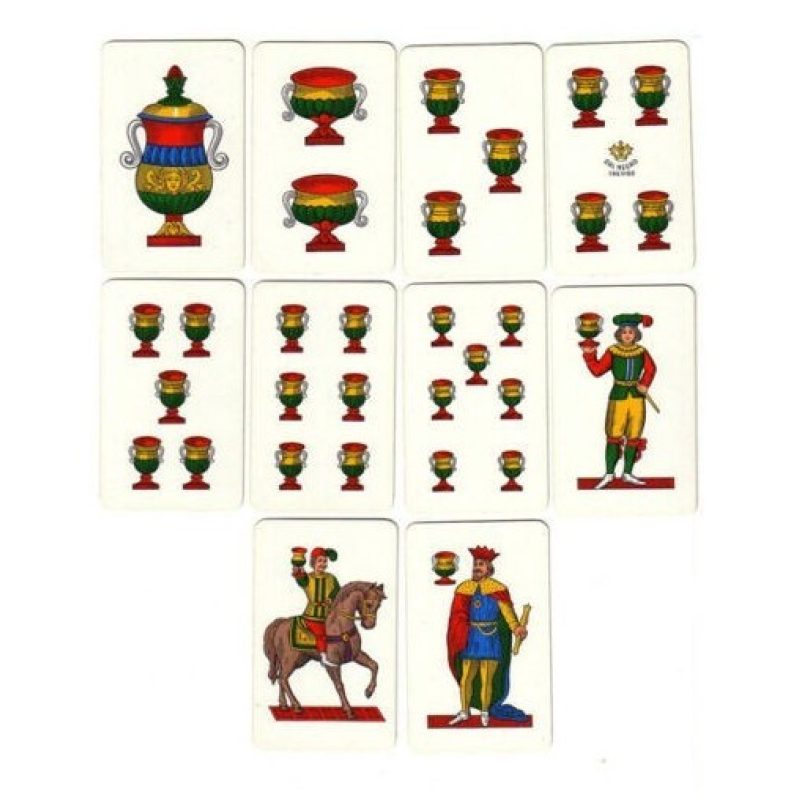 DOBO 3x Carte napoletane regionali plastificate carte classiche gio...
