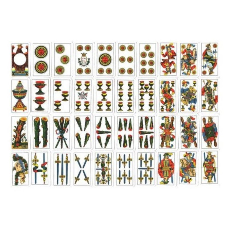 DOBO 3x Carte piacentine regionali plastificate carte classiche gio...