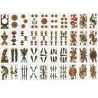 DOBO 3x Carte piacentine regionali plastificate carte classiche gio...