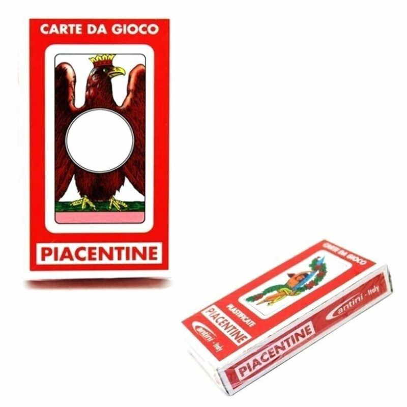 DOBO 3x Carte piacentine regionali plastificate carte classiche gio...
