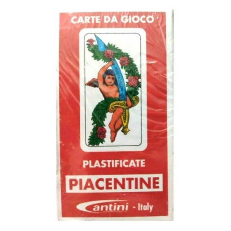 DOBO 3x Carte piacentine regionali plastificate carte classiche gio...