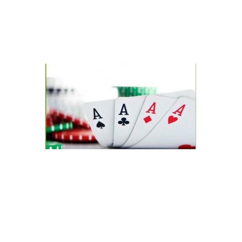 Generico 4x mazzi Carte da gioco poker 52 carte giochi Ramino Burra...