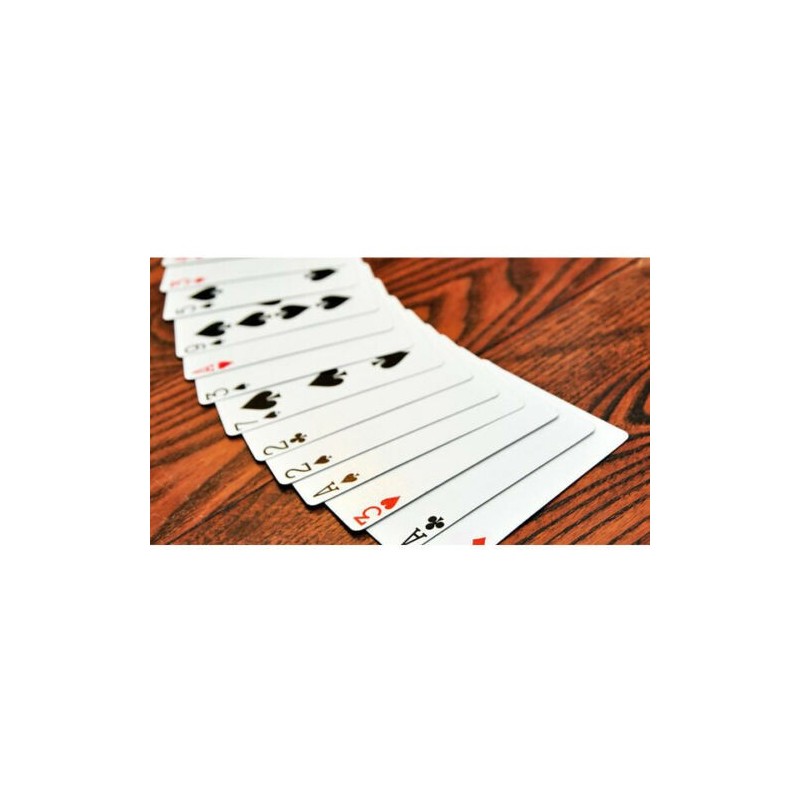 Generico 4x mazzi Carte da gioco poker 52 carte giochi Ramino Burra...