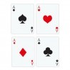Generico 4x mazzi Carte da gioco poker 52 carte giochi Ramino Burra...