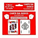 4x mazzi Carte da gioco poker 52 carte giochi Ramino Burraco scala