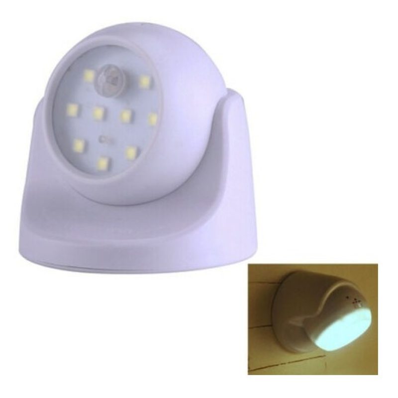 Tagoow Luce LED con sensore di movimento SMD 9x9 Cm 3W parete illum...