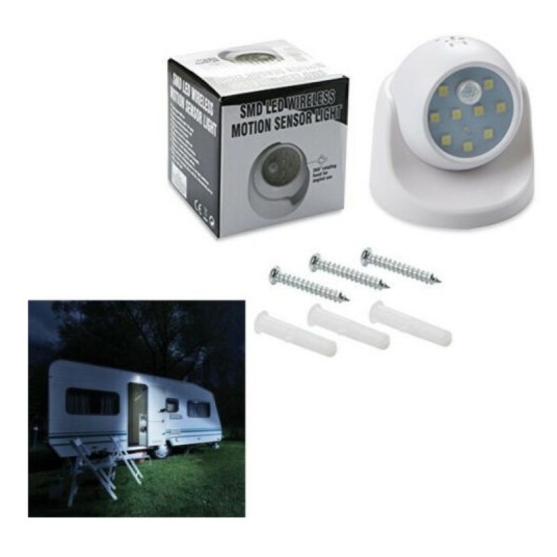 Tagoow Luce LED con sensore di movimento SMD 9x9 Cm 3W parete illum...