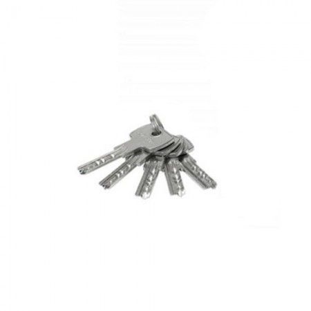 Lucchetto corazzato per serranda in acciaio 5x chiavi antiscasso monoblocco