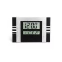 Orologio sveglia digitale display LED 30x20x3.1Cm schermo LCD multifunzione data