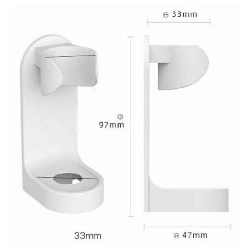 WeHome Portaspazzolino spazzolini elettrico 97x33x47 Cm biadesivo d...