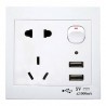 Tagoow Presa muro interfaccia USB 2 porte pulsante di accensione pr...