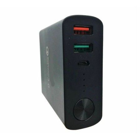 Power bank con caricabatterie da muro 9x7x2.7 Cm quick charge 3.0 6000mAh carica