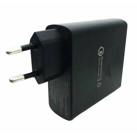Power bank con caricabatterie da muro 9x7x2.7 Cm quick charge 3.0 6000mAh carica