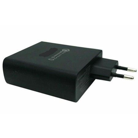 Power bank con caricabatterie da muro 9x7x2.7 Cm quick charge 3.0 6000mAh carica