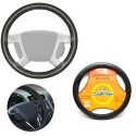 Copri volante universale alta qualità inserti auto camper sterzo nero sport SPF
