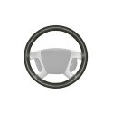 Copri volante universale alta qualità inserti auto camper sterzo nero sport SPF