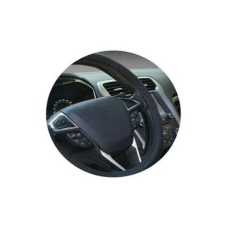 Copri volante universale alta qualità inserti auto camper sterzo nero sport SPF
