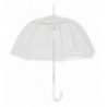 Tagoow 2x Ombrello sposa trasparente maniglia bianca bianco automat...