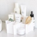Divisori in plastica cassetti regolabili organizer piccoli oggetti bianco spazio