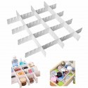 Divisori in plastica cassetti regolabili organizer piccoli oggetti bianco spazio
