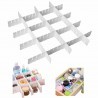 WeHome Divisori in plastica cassetti regolabili organizer piccoli o...