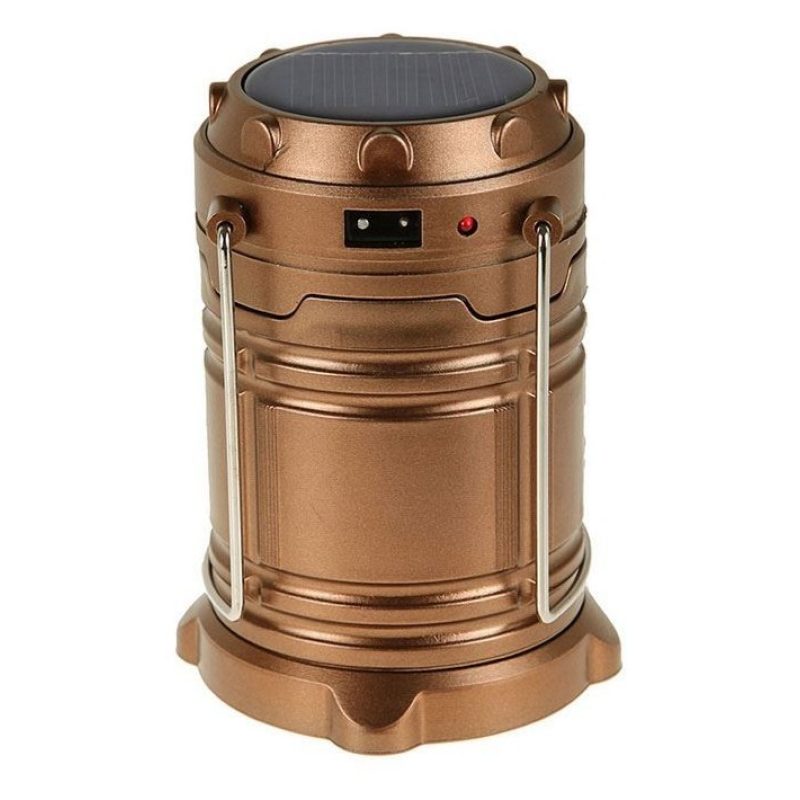Lanterna Solare 6 LED Portatile da Campeggio Pesca o Porticato