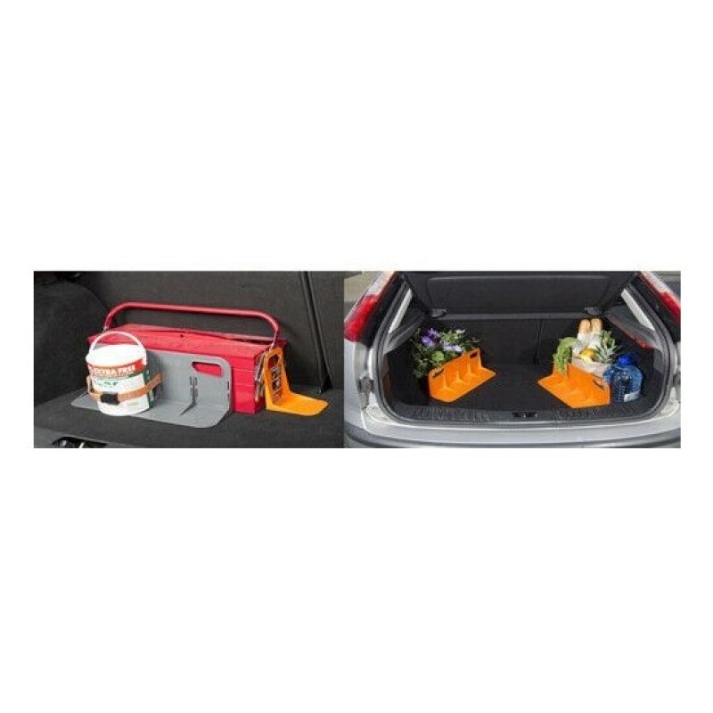 Iron Ferma blocca pacchi bagagli Bagagliaio Auto Stop con velcro po...