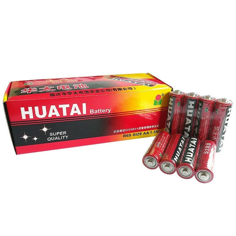 40 Batterie HUATAI R6S AA stilo durata qualità eccellente 1.5V confezione carica