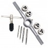 Iron Set 10 Pezzi Kit per filettatura filiera Maschio Femmina Per F...