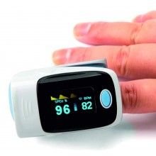 Misuratore di ossigeno portatile da dito pulsossimetro ossimetro saturimetro LYG-88 display Oled