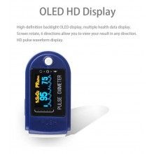 Misuratore di ossigeno portatile da dito pulsossimetro ossimetro saturimetro LYG-88 display Oled