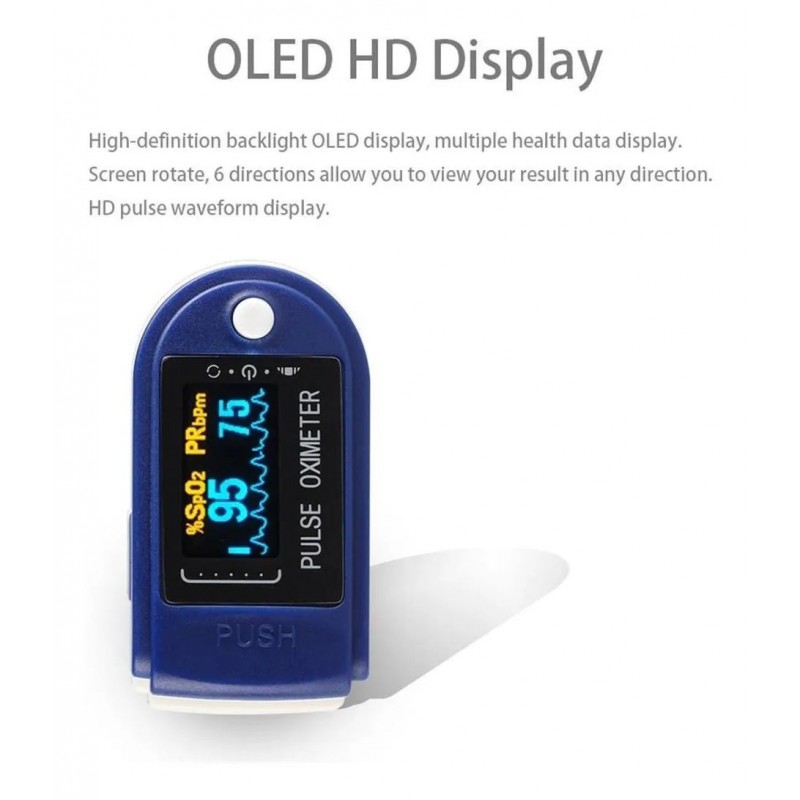 AIESI Saturimetro Da Dito, Pulsossimetro Da Dito, Misuratore Di - Foto 4