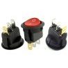 Generico 3x Interruttore a bilanciere 12-24V Max 10A unipolare tast...