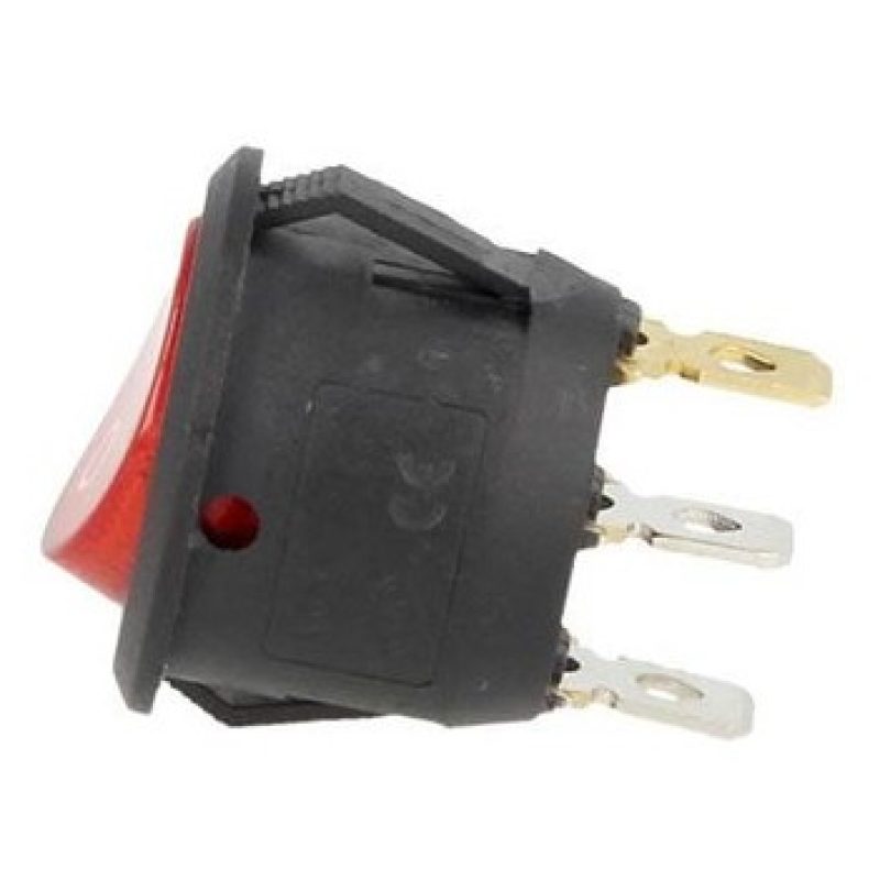 Generico 3x Interruttore a bilanciere 12-24V Max 10A unipolare tast...