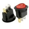 Generico 3x Interruttore a bilanciere 12-24V Max 10A unipolare tast...