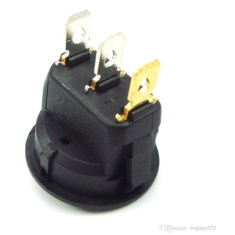 Generico 3x Interruttore a bilanciere 12-24V Max 10A unipolare tast...