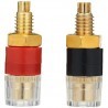 DOBO 4x Terminale trasparente grande compatto resistente ottone amp...